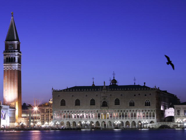 STORICA ESTERNI: Venezia, San Marco, Campanile, Palazzo Ducale